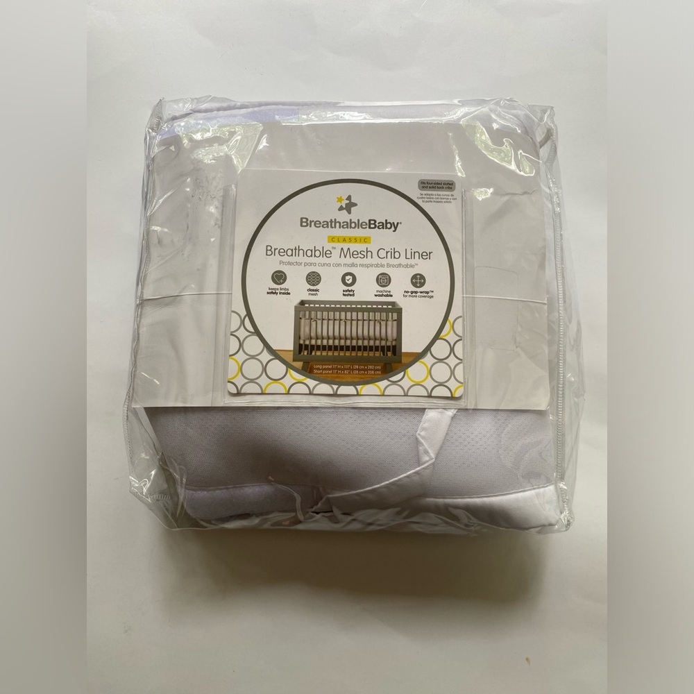 New BreathableBaby mesh crib liner